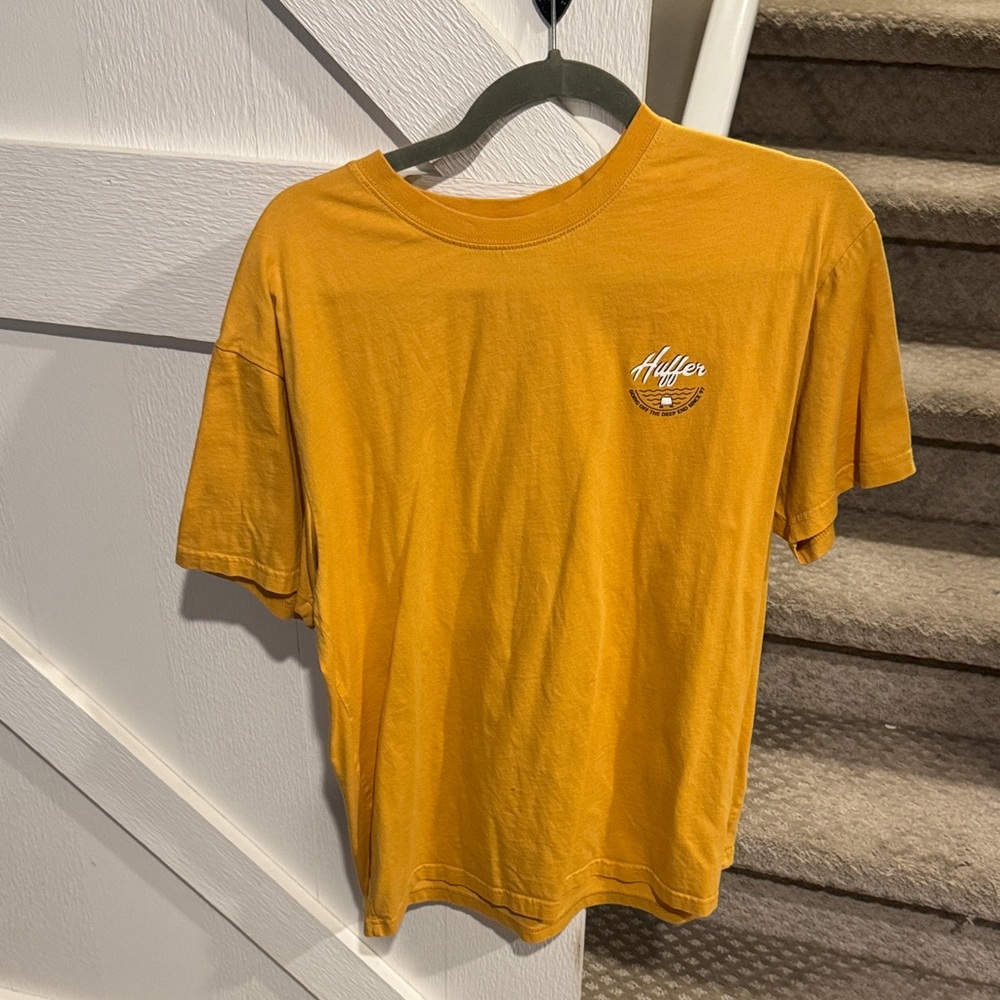 HUF Mustard Yellow Short Sleeve Tee